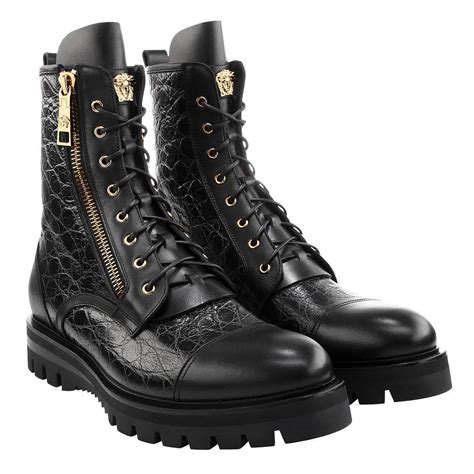 versace shoes white men|versace men's boots.